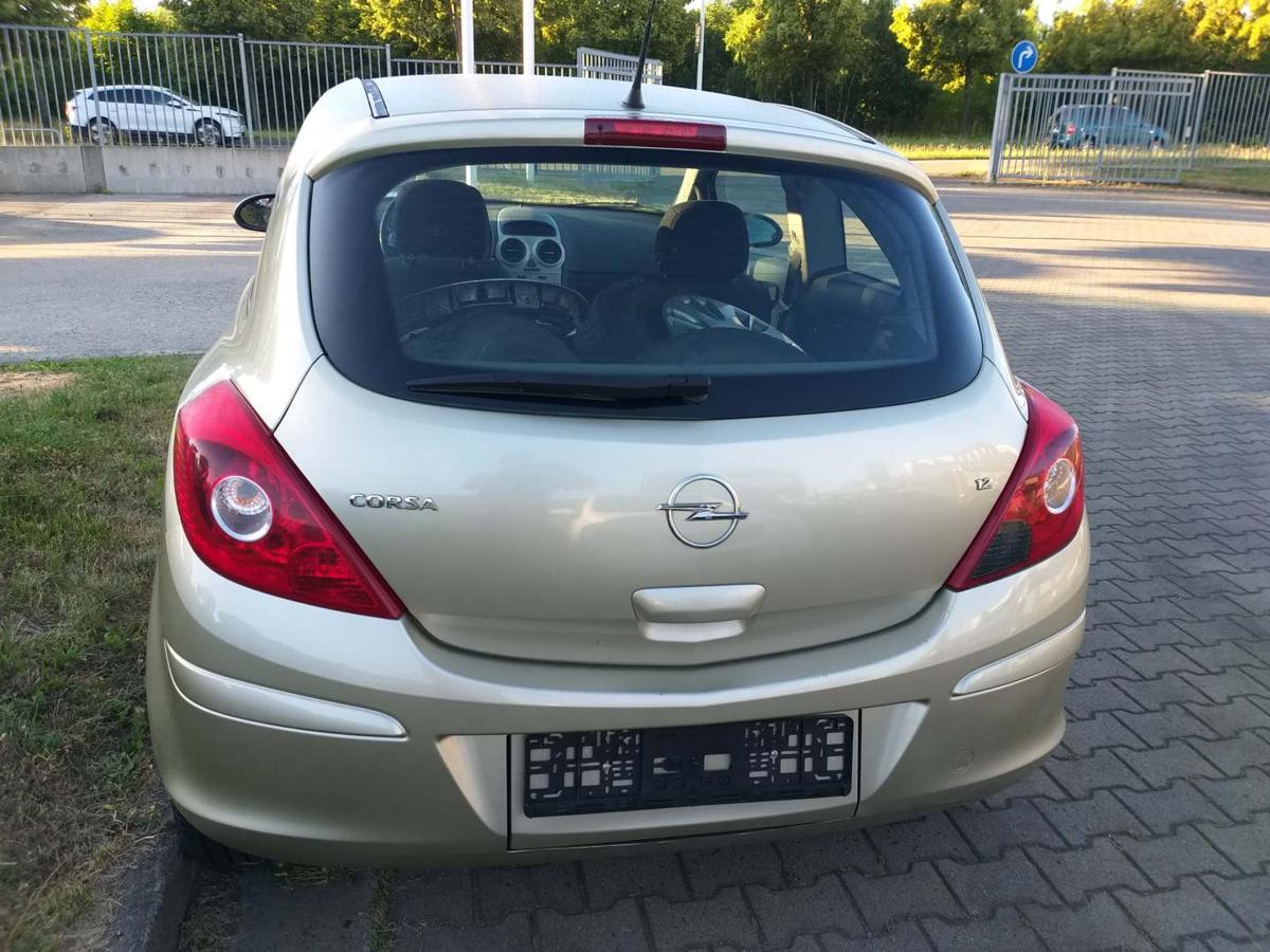 Opel Corsa D original Stoßstange Stossfänger hinten Champagnersilber Z40M 3-Türer Bj.2007